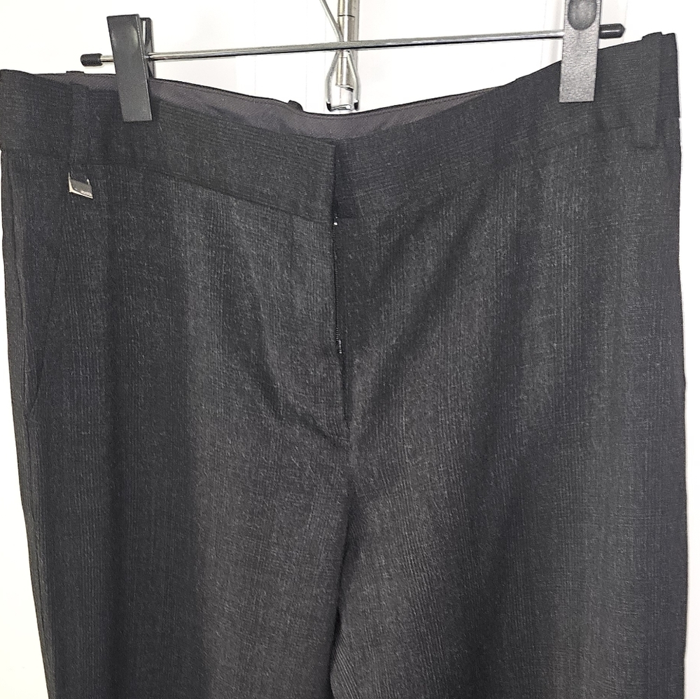 BCBG Max Azria dark gray wool pants size 10